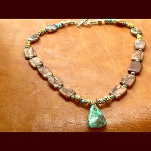 Turquoise Sterling Silver Necklace